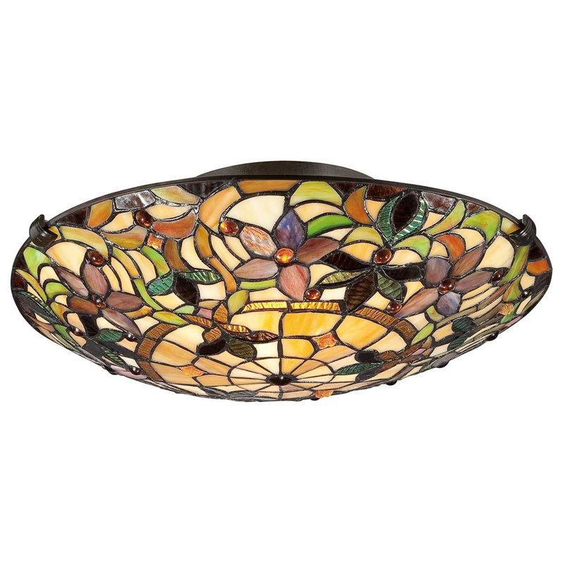 Riffe Glass Flush Mount