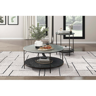 Ensemble de tables d'appoint 2 pièces Modern