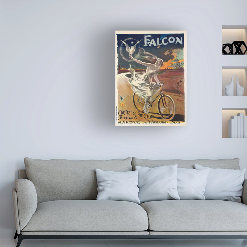 «Pal Falcon Bicyclcles», art sur toile C.1894, H 24 po x l 18 po