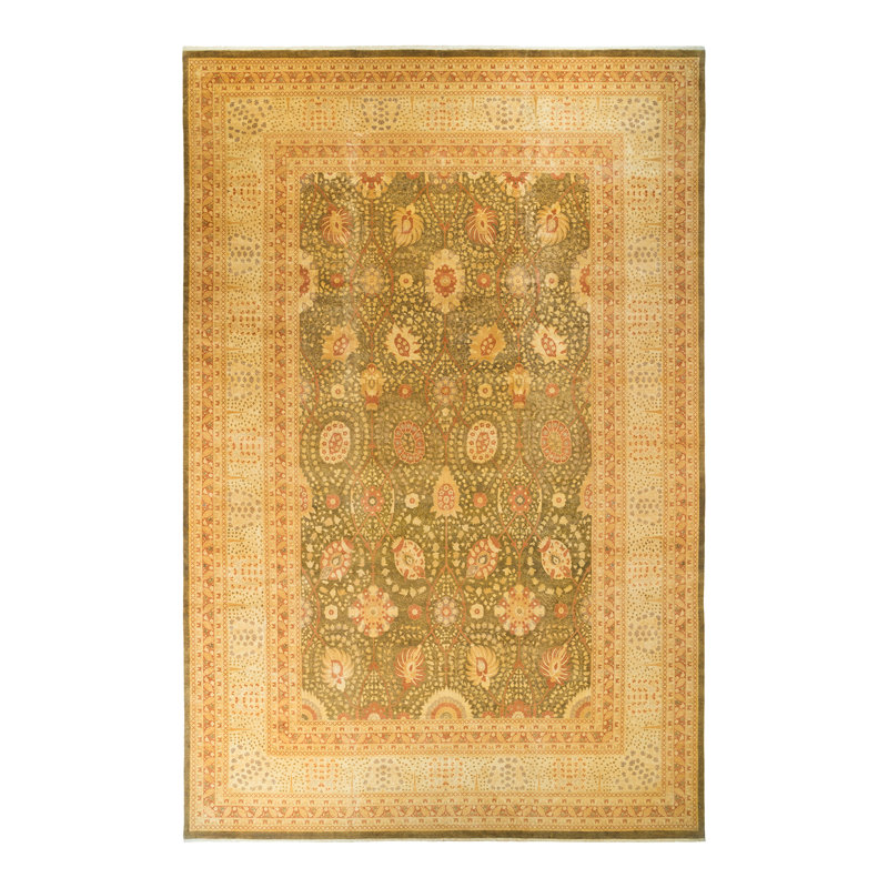 Classic One-of-a-Kind 12' 2" X 17' 7" Hand Knotted Area Rug
