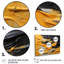 «Bold Mustard Yellow Tranquility - Abstract», reproduction d'art mural-108313378-108313382