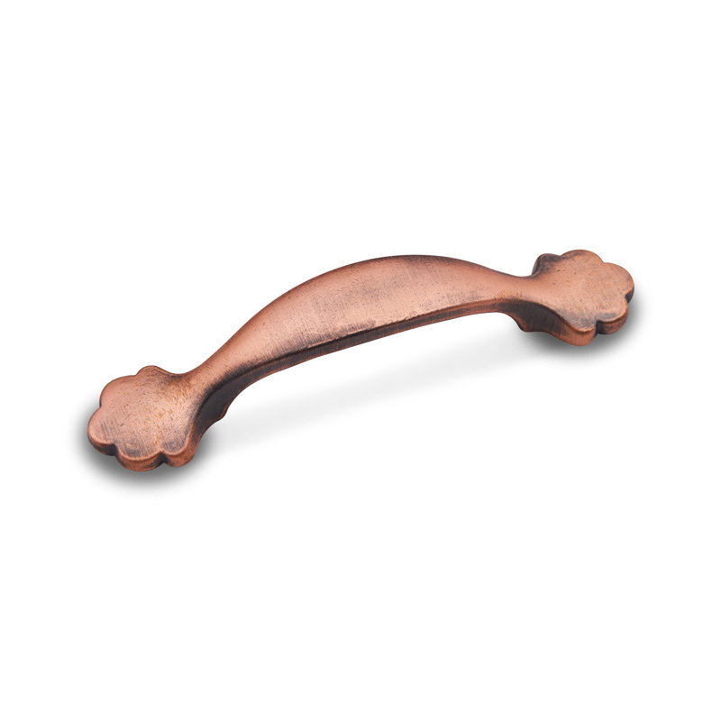 Distressed Copper Oil Rubbed Bronze Bar Pull with Mounting Hardware