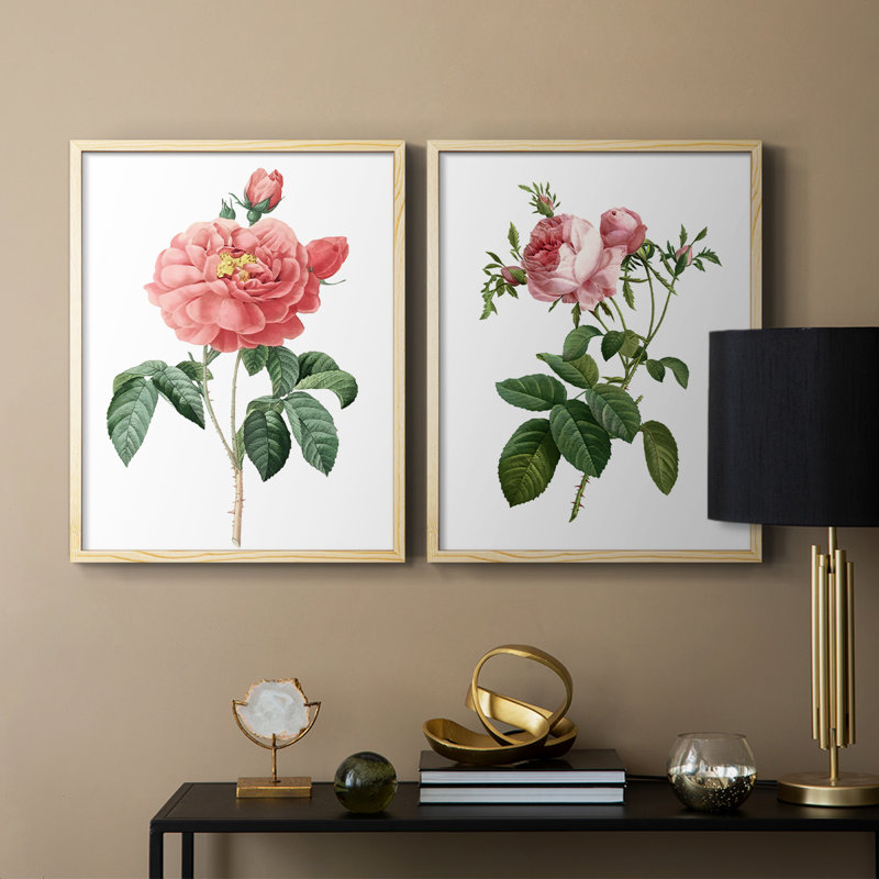 «Botanical Beauty III», reproduction encadrée de qualité supérieure - prête à être accrochée - aucun clou requis - aucun clou requis