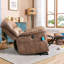 41.3" Wide Extra Large Faux Leather Upholstered Modern Power Lift Reclining Heated Vibration Massage-326893763