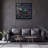 Stunning Decorative Tempered Glass Painting, 19.7 x 19.7 Inches | 100% Tempered Glass, Thickness: 0.16 Inches | UV Printing for Vibrant Colors | Perfect for Home Décor, Living Room or Office Wall Art-191504529