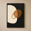 Circular Abstract Black par Patricia Pinto - Impression sur toile