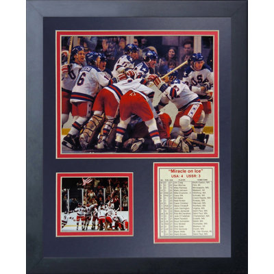Souvenirs encadrée « 1980 usa hockey »