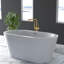 Robinet de baignoire autoportant avec douche à main en bronze huilé-63295287
