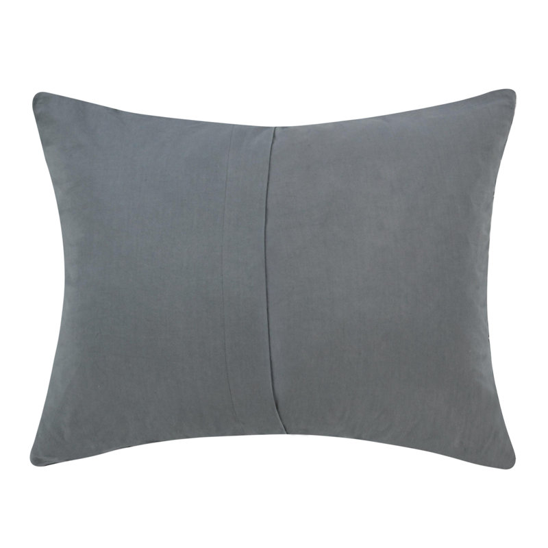 Claire Natural Standard Sham, Queen, Blue