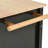 Kitchen Island Cart with Solid Wood Top and Locking Wheels,54.3 Inch Width,4 Door Cabinet and Two Drawers,Spice Rack, Towel Rack (Black)-1024226965