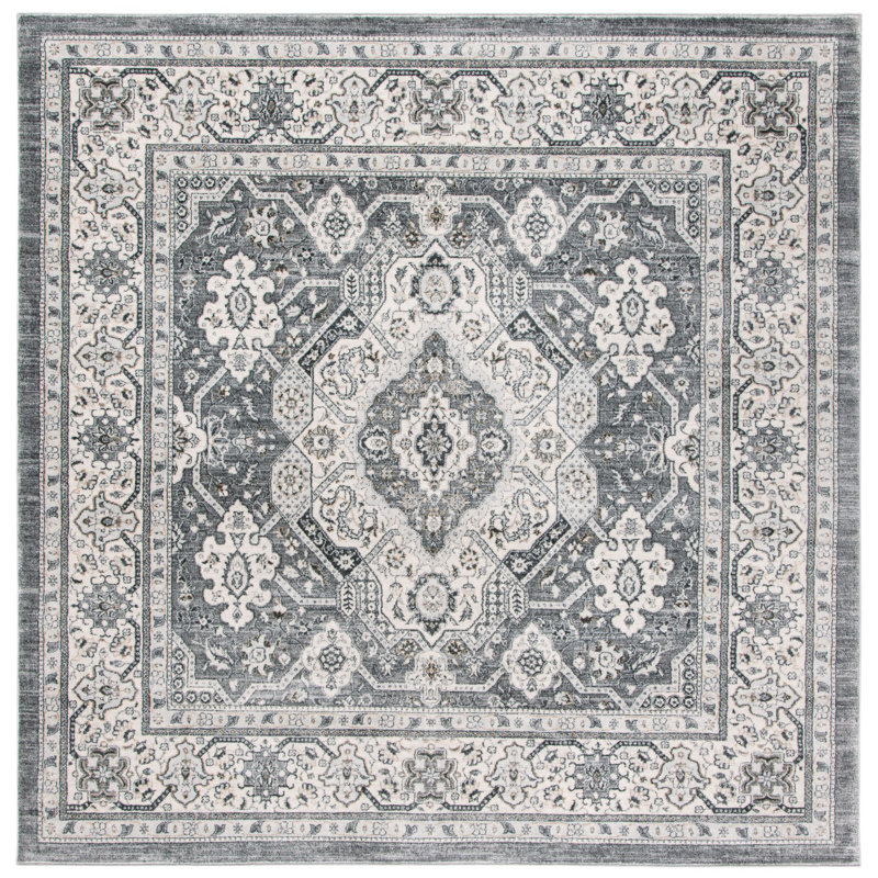 Tapis oriental performance Aaylie, Carré 4 pi