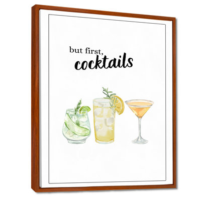 But but, cocktails - salon d'art mural