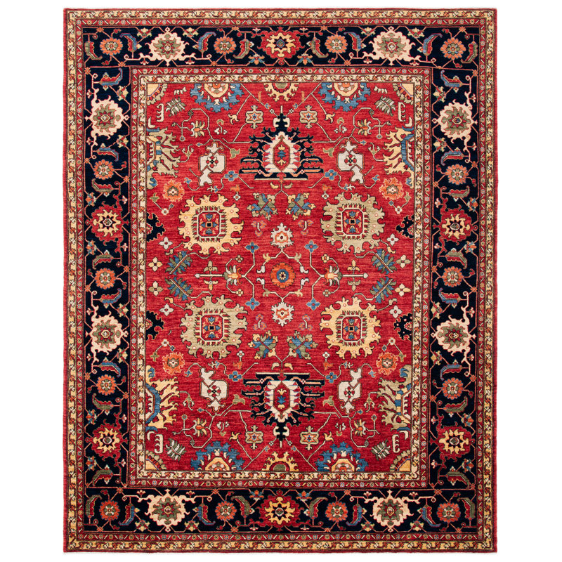 Ralph Lauren Barouche Wool Oriental Rug, Rectangle 9' x 12'