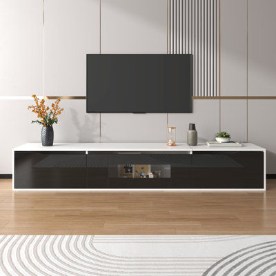 Steven High-Gloss TV Stand with Colour-Changing LED