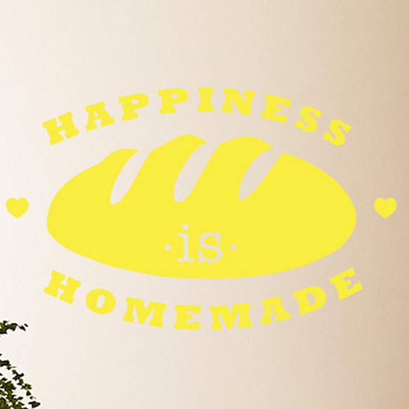 Wall Decal, Bright Yellow, Large
