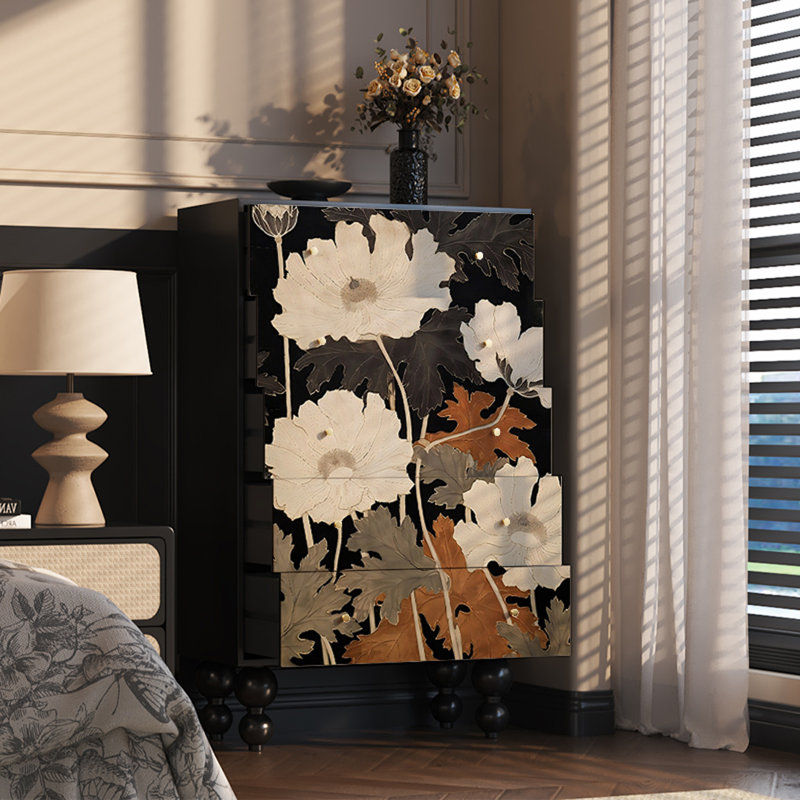 Spacious Storage Cabinet with Five Drawers