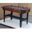 Table de soccer autoportante 48 po avec tiges en acier et porte-gobelets, table de jeu d'intérieur grain de bois