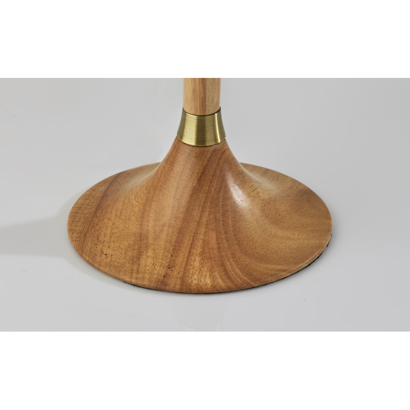 Lampe de table 26 po Remmy, Naturel / laiton antique