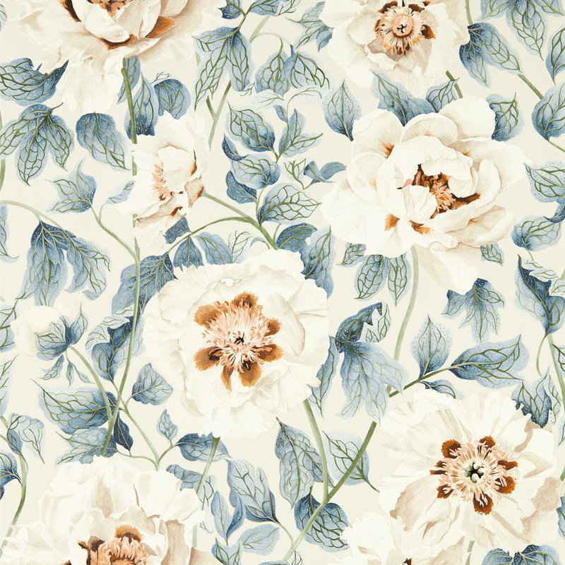 Florent 10.05m x 68.6cm Positano/Maple/Graphite Wallpaper Roll, Sailcloth/Celestial/Clay