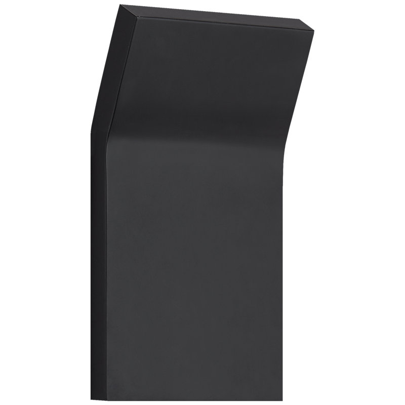 Peter Bristol Bend Medium Square Light, Matte Black