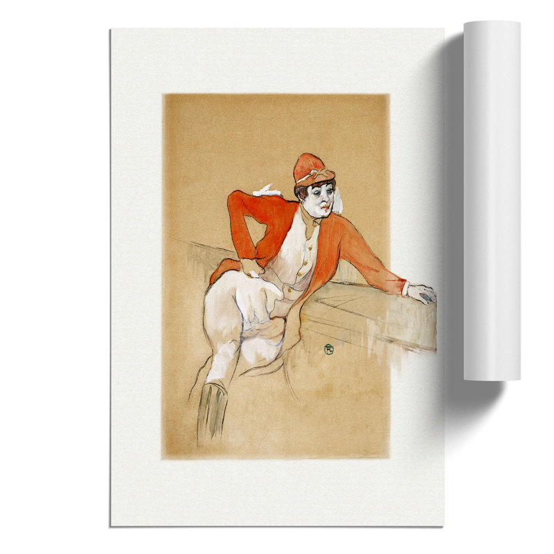 La Macarona by Henri de Toulouse Lautrec - Frameless Print, 42cm H x 30cm W x 0.1cm D