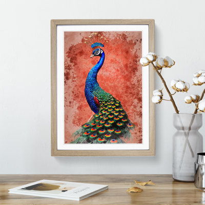 Peacock No.1 - Single Picture Frame Painting