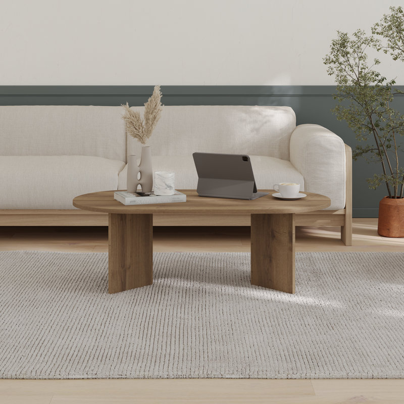 Coffee Table, Sable 119cm Oval Coffee Table Hitit