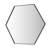 Modern Metal Framed Hexagon Wall Mirror-566911147-566911144