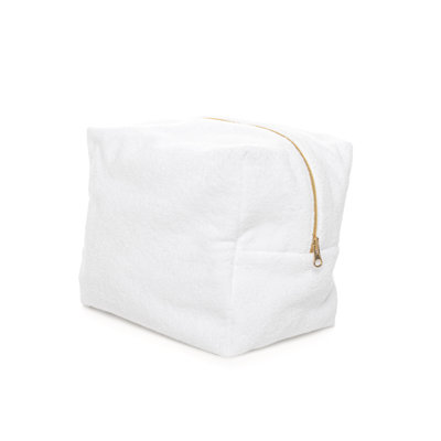 EGOIST COSMETIC BAG 10X8X8 WHITE
