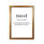 Honey Oak Frame is unavailable