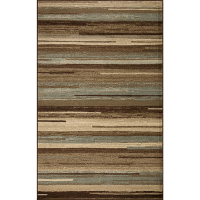 Contemporary Stripes Abstract Lines 100% Polypropylene Indoor Area Rug or Runner