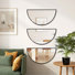 Metal Wall Mirror Set