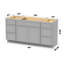 Base de meuble-lavabo simple 69 po seulement-98722029
