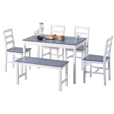 Dismuke Pine Solid Wood Dining Set