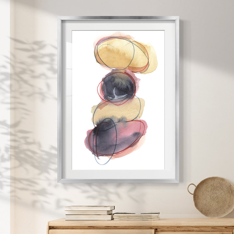 «Balancing Act II», reproduction encadrée, H 25,5 po x l 17,5 po, Argent argent