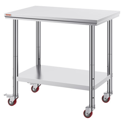 Stainlesscape Premium Bar Cart with Adjustable Shelves and High-Quality Stainless Steel by NFusion