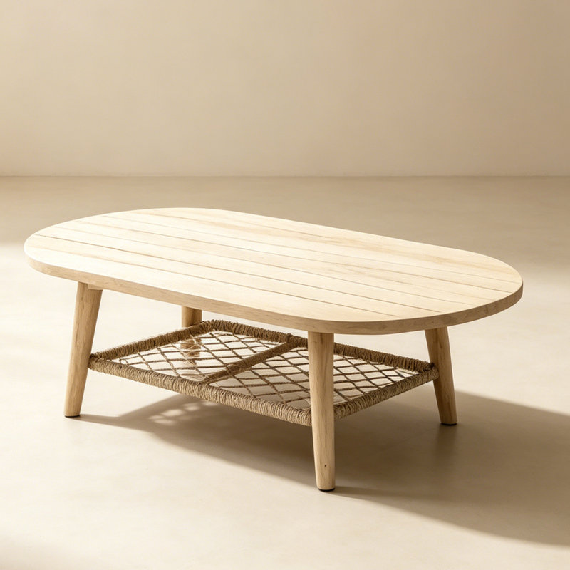 Oval Outdoor Coffee Table
