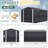 8 ft. W x 12 ft. D Outdoor Metal Storage Shed with Updated Frame Structure, Lockable Doors and Vents-116495274