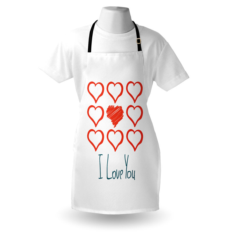 No Pattern Bib Apron