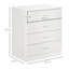 60 cm W 4 -Drawer Filing Cabinet