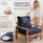 Outdoor Cushions 24X24X5 Patio Chair Cushions Indoor/Outdoor Seat And Back Cushion, Cushions Only (Set Of 6)-1094484121-1094484126-1094484123