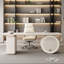 Bureau blanc avec plaque Creative Rock-1816605904-1816605907