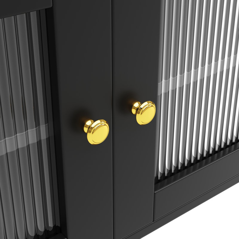 171cm Kitchen Pantry, Matte Black