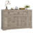 53.54" W Manufactured Wood Sideboard with 3 Drawers-1569551621