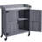 40″ H Garden Potting Bench Table with Lockable Castors-1362333258
