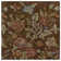 Emrick Hand Hooked Wool/Cotton/Latex Floral Rug in Brown