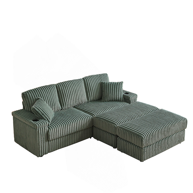 84" 3-Seater Upholstered Sofa
