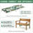 Versatile Patio Cushion Set With Weatherproof Fabric - Includes Bench Cushion & 2 Pillow Covers For Garden And Porch Furniture-746785753-746785756
