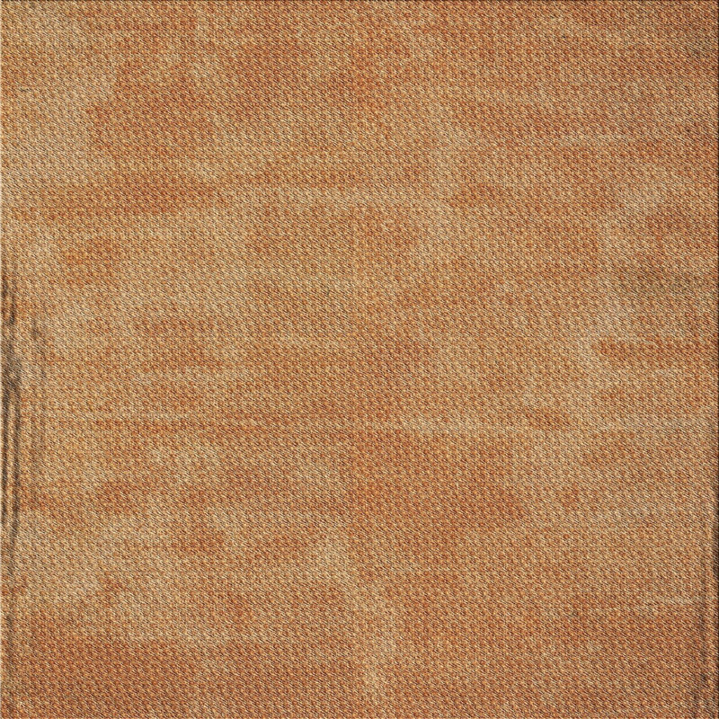 Tapis brun tissé à la machine, Carré 3 pi
