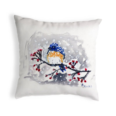 Coussin intérieur / extérieur Bird and Snow